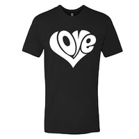 "Love" Heart Men's T-Shirt – A Timeless Graphic Tee