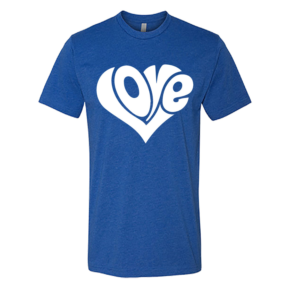 "Love" Heart Men's T-Shirt – A Timeless Graphic Tee