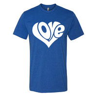 "Love" Heart Men's T-Shirt – A Timeless Graphic Tee
