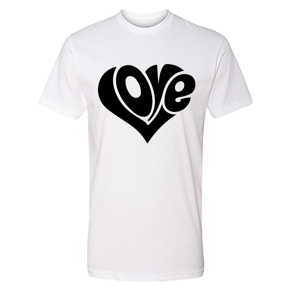"Love" Heart Men's T-Shirt – A Timeless Graphic Tee