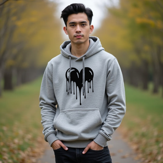 Melting Heart Unisex Hoodie – A Cool & Modern Graphic Hoodie