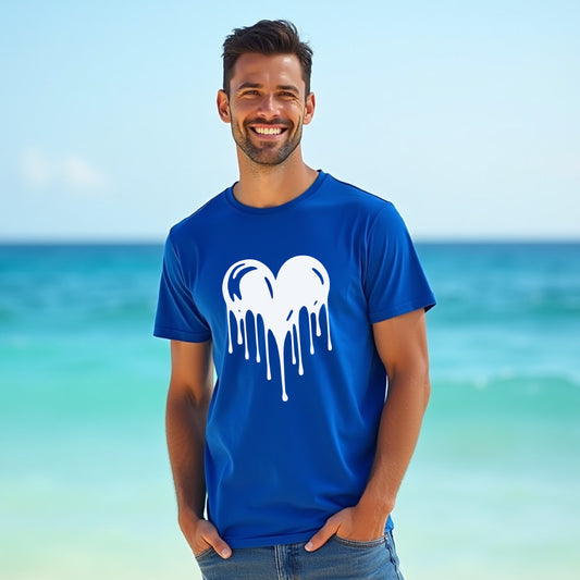 Melting Heart Men's T-Shirt – A Cool & Modern Graphic Tee