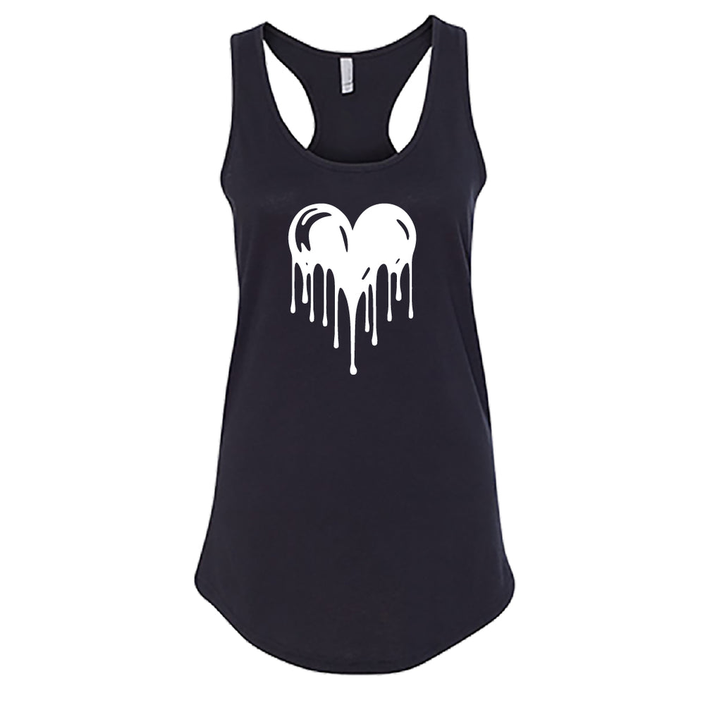 Melting Heart Women's Racerback Tank Top – A Cool & Modern Graphic Top