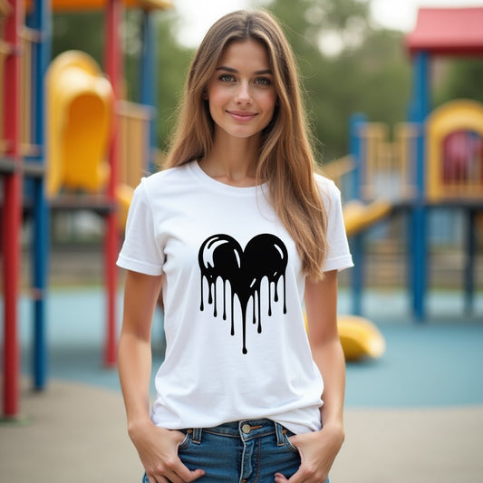 Melting Heart Women's T-Shirt – A Cool & Modern Graphic Tee