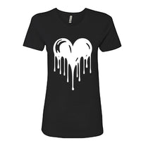 Melting Heart Women's T-Shirt – A Cool & Modern Graphic Tee