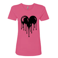 Melting Heart Women's T-Shirt – A Cool & Modern Graphic Tee