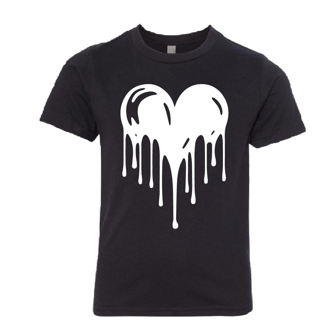 Melting Heart Youth T-Shirt – A Cool & Modern Graphic Tee for Kids