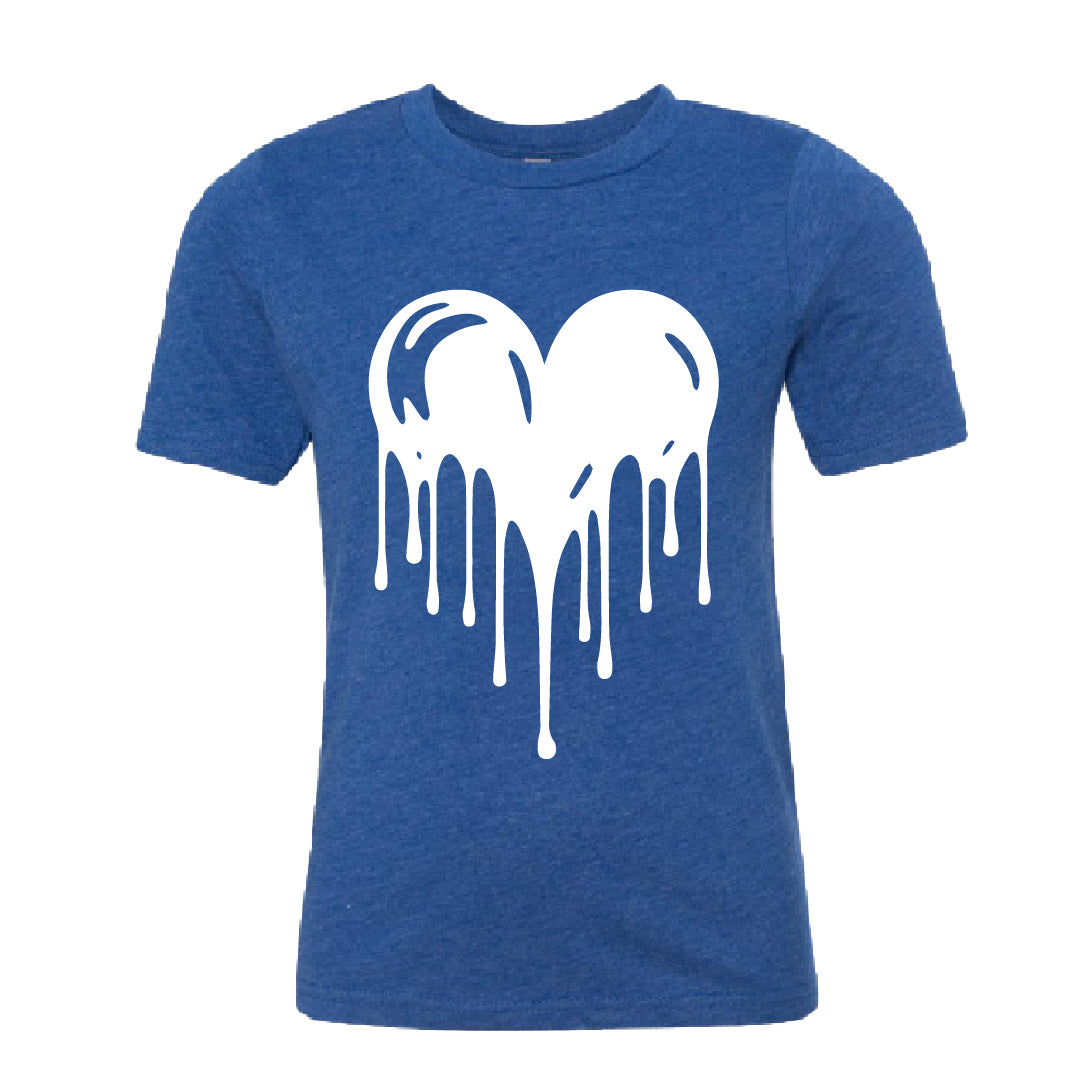 Melting Heart Youth T-Shirt – A Cool & Modern Graphic Tee for Kids