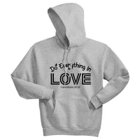 Faith Hope Love Unisex Hoodie – Inspirational Christian Sweatshirt