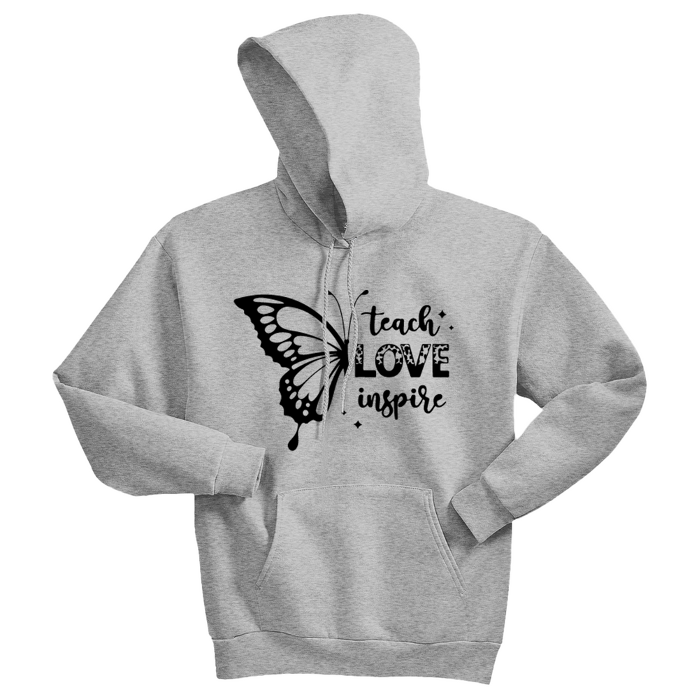 Teach Love Inspire Men's Hoodie – Butterfly Graphic Pullover