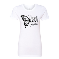 Teach Love Inspire Women’s Premium T-Shirt – Butterfly Design