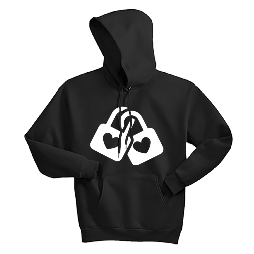 SYMBOLIC Love Locks Unisex Hoodie – Couples' Heart Padlock Sweatshirt