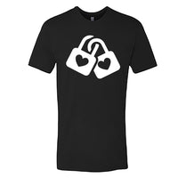 SYMBOLIC Love Locks Men's T-Shirt – Couples' Heart Padlock Tee