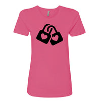 SYMBOLIC Love Locks Women's T-Shirt – Romantic Heart Padlock Tee