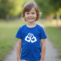 SYMBOLIC Love Locks Youth T-Shirt – Cute & Comfy Kids' Heart Padlock Tee