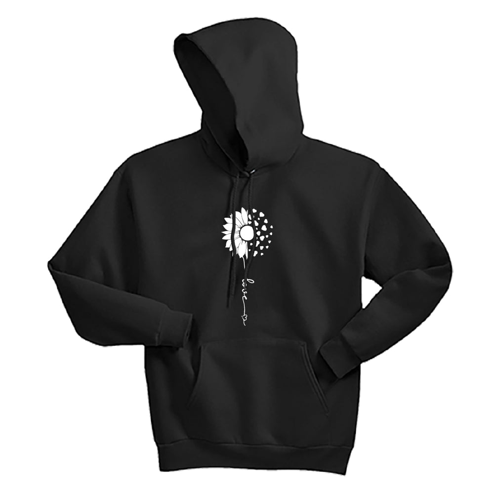 HEARTFELT Sunflower Love Unisex Hoodie – Meaningful & Cozy Floral Sweatshirt