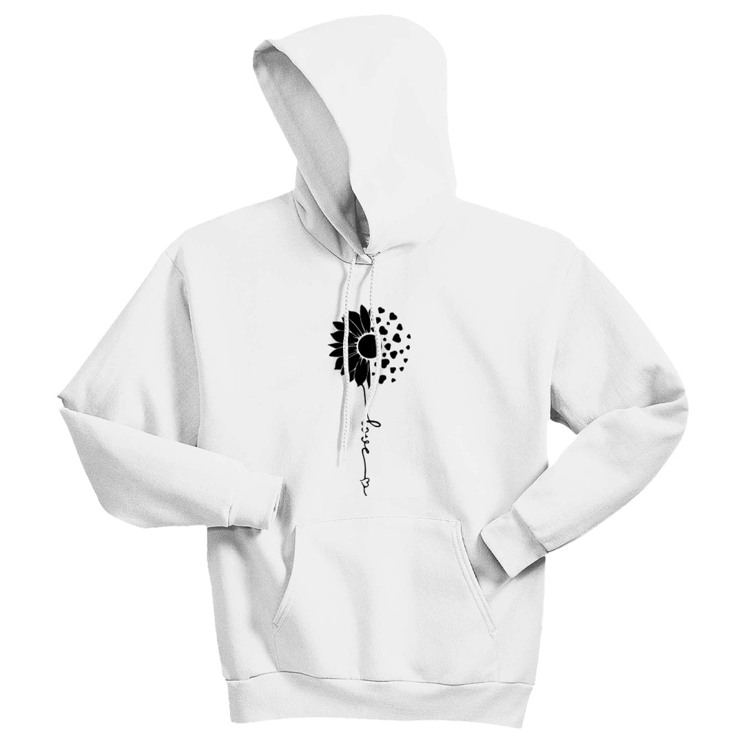 HEARTFELT Sunflower Love Unisex Hoodie – Meaningful & Cozy Floral Sweatshirt