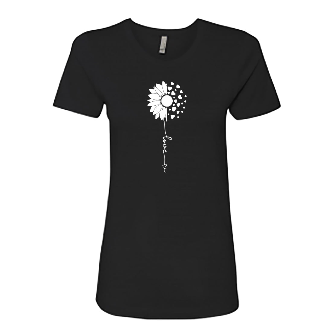 HEARTFELT Sunflower Love Women's T-Shirt – Meaningful & Stylish Floral Tee