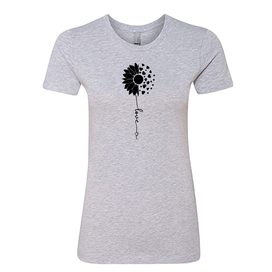 HEARTFELT Sunflower Love Women's T-Shirt – Meaningful & Stylish Floral Tee