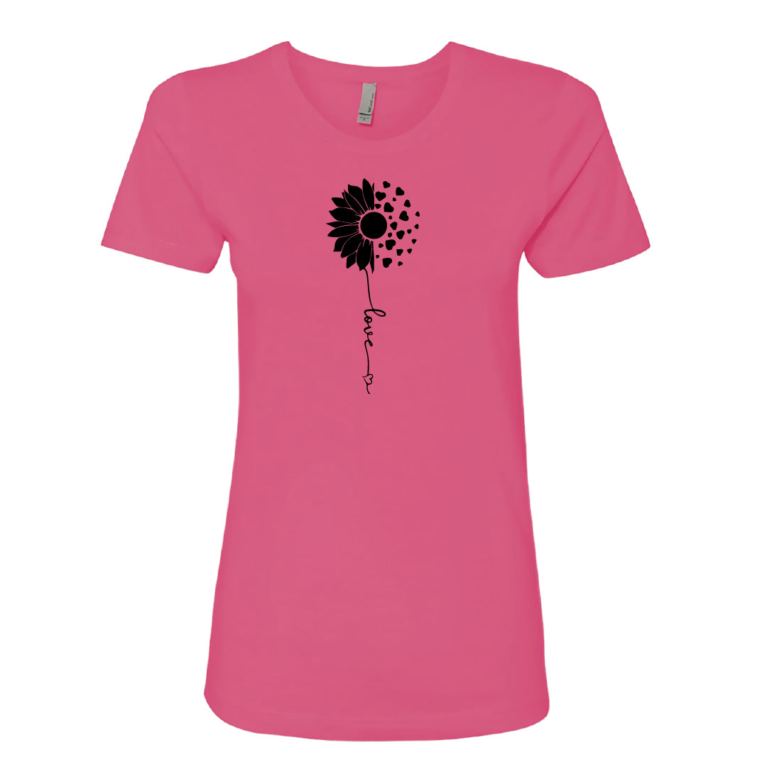 HEARTFELT Sunflower Love Women's T-Shirt – Meaningful & Stylish Floral Tee