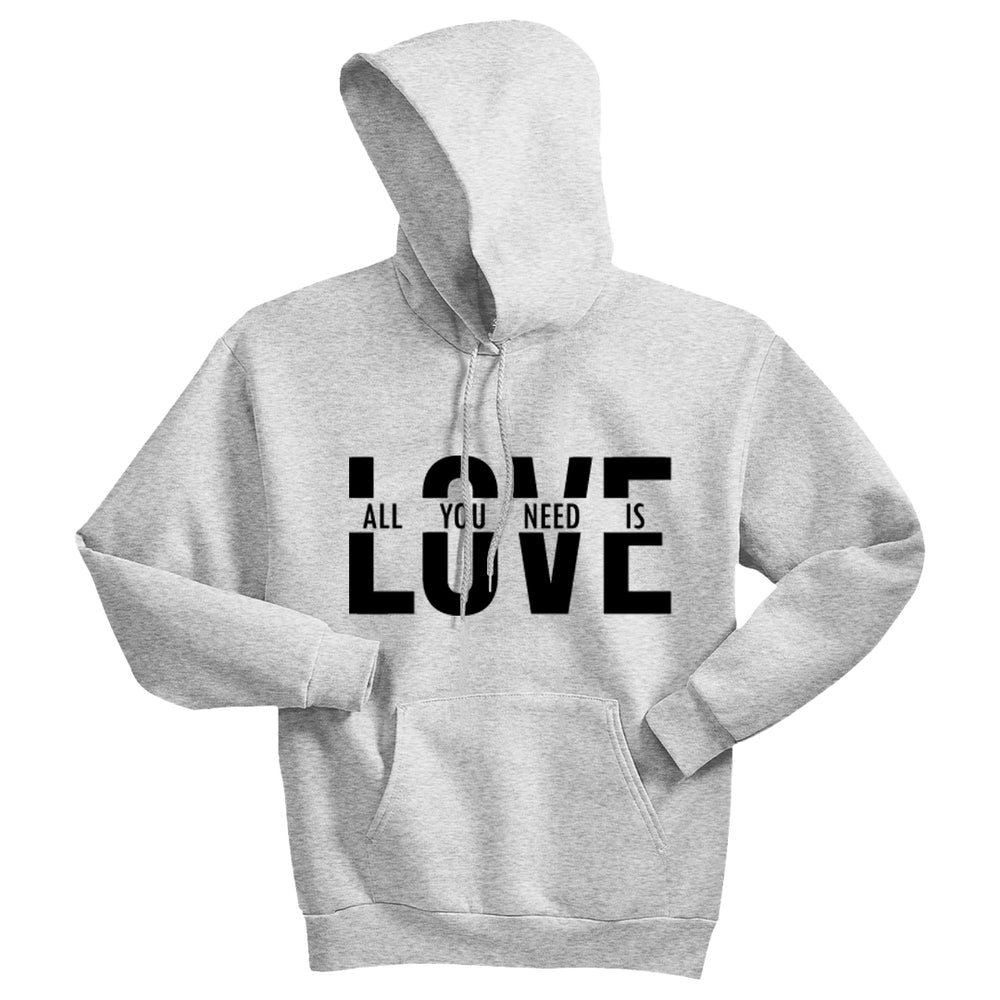 "All You Need Is Love" Unisex Hoodie – The Coziest Layer for a Timeless Message
