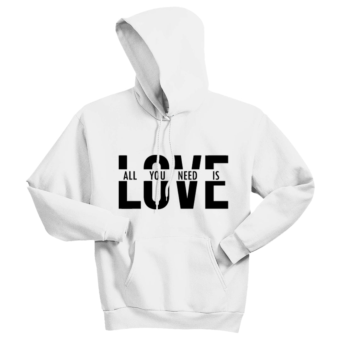 "All You Need Is Love" Unisex Hoodie – The Coziest Layer for a Timeless Message