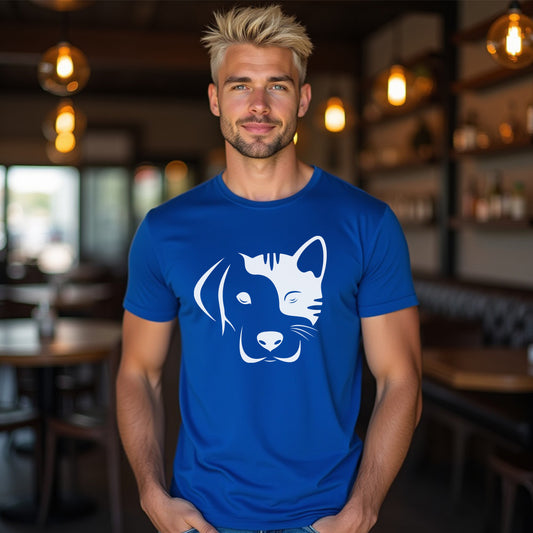 "Team Paws" Men's / Unisex T-Shirt – The Ultimate Tee for Dog and Cat Lovers