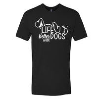 "Life is Better with Dogs" Men's / Unisex T-Shirt – The Go-To Tee for Every Dog Lover
