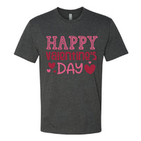 Men’s Happy Valentine's Day T-Shirt | Heart Graphic Crew Neck Tee | Premium Soft Cotton Romantic Holiday Shirt