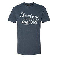 "Life is Better with Dogs" Men's / Unisex T-Shirt – The Go-To Tee for Every Dog Lover