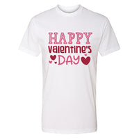 Men’s Happy Valentine's Day T-Shirt | Heart Graphic Crew Neck Tee | Premium Soft Cotton Romantic Holiday Shirt