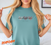 Mama 2026 Comfort Colors Shirt, New Mom Mother’s Day Gift, Mama Est 2026 Oversized T-Shirt, Pregnancy Reveal Tee, First Time Mom Gift, Women