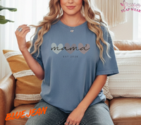 Mama 2026 Comfort Colors Shirt, New Mom Mother’s Day Gift, Mama Est 2026 Oversized T-Shirt, Pregnancy Reveal Tee, First Time Mom Gift, Women