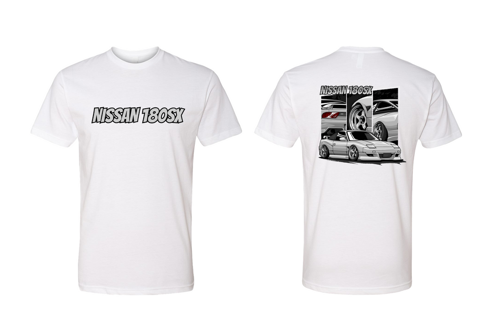 Men’s Nissan 180SX T-Shirt – JDM Street Racing Car Tee | Sizes S–2XL | Born to Boost Design