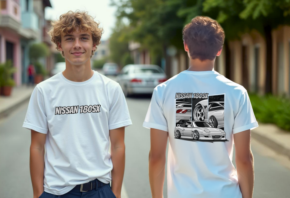 Men’s Nissan 180SX T-Shirt – JDM Street Racing Car Tee | Sizes S–2XL | Born to Boost Design
