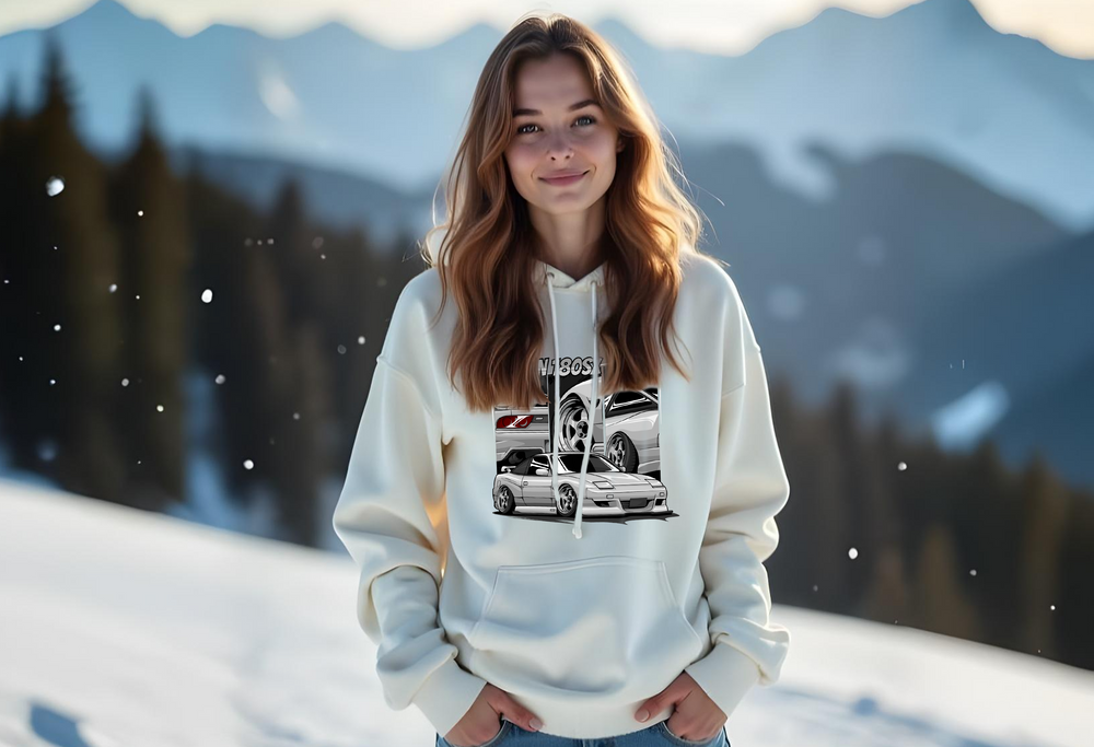 Unisex Nissan 180SX Hoodie – JDM Drift Legend Pullover | Sizes S–3XL | 6 Bold Colors