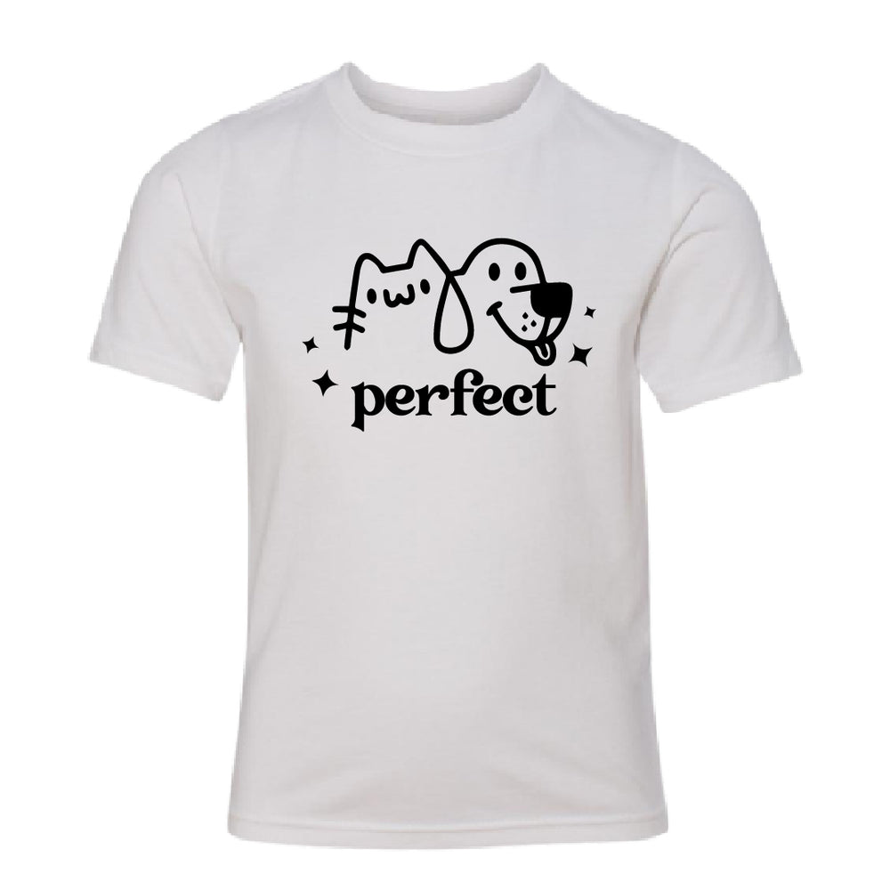 PERFECT Cat & Dog Graphic Youth T-Shirt – Fun & Comfy Pet Lover Tee