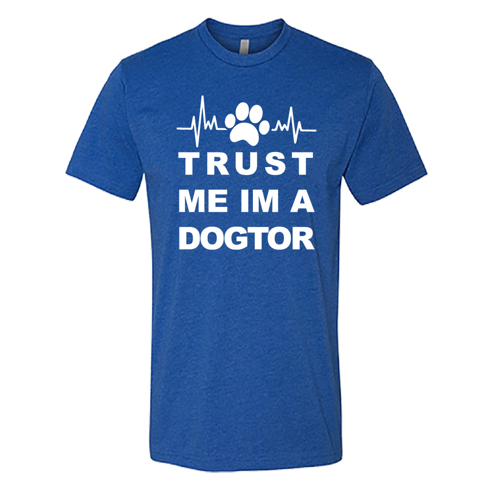 HUMOROUS "Trust Me I'm a Dogtor" Men's T-Shirt – Witty Dog Lover Tee