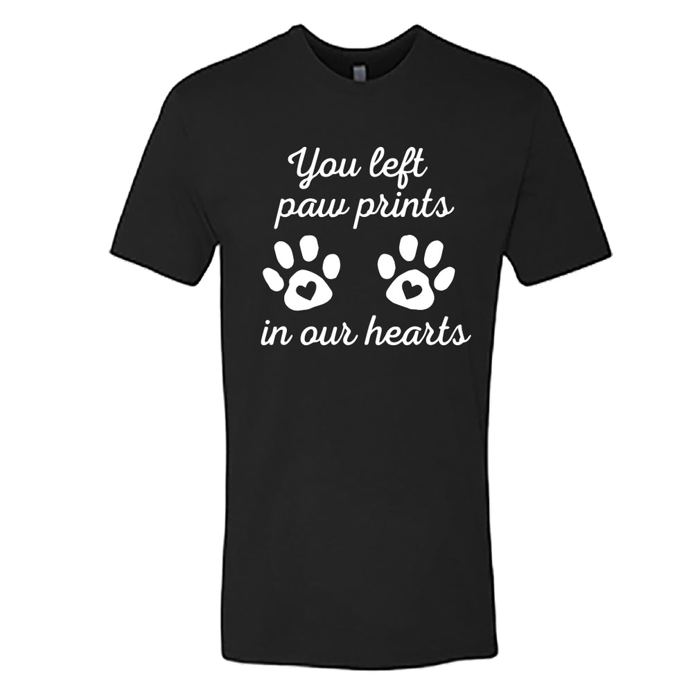 HEARTFELT "Paw Prints" Men's T-Shirt – Touching Pet Memorial Tee