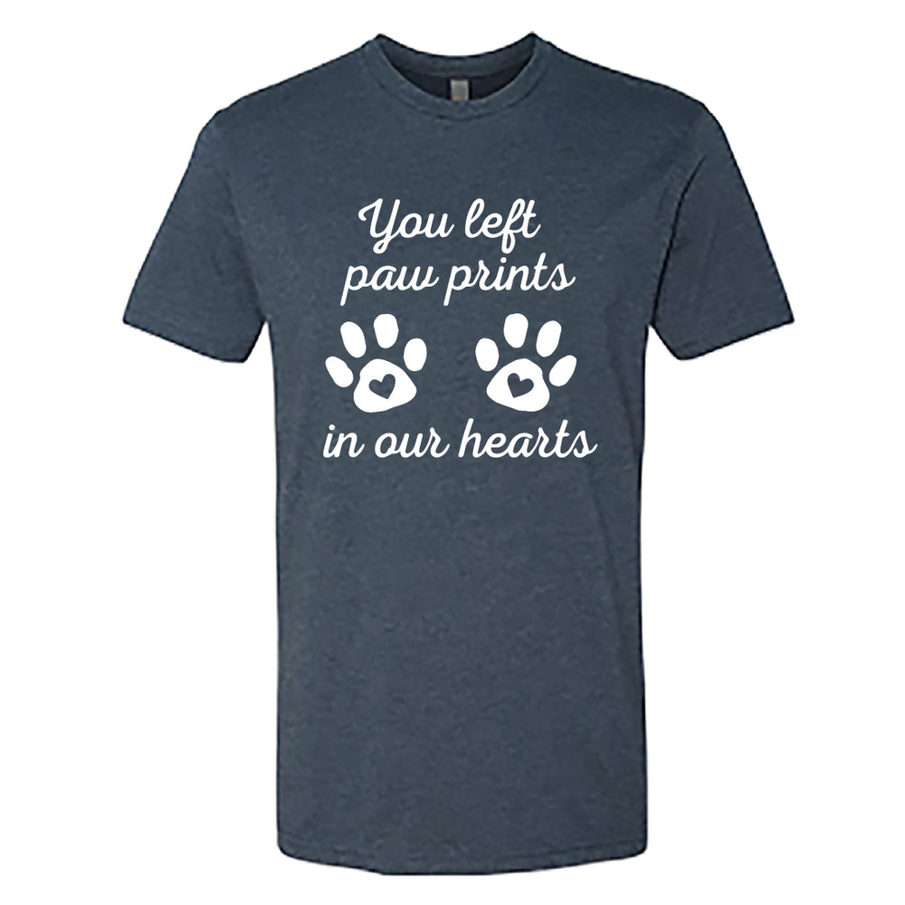 HEARTFELT "Paw Prints" Men's T-Shirt – Touching Pet Memorial Tee