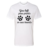 HEARTFELT "Paw Prints" Men's T-Shirt – Touching Pet Memorial Tee