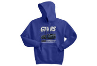 Porsche 718 Cayman GT4 RS Unisex Hoodie | Supercar Streetwear | Sizes S–3XL | Black, Deep Forest, Deep Royal Blue, Light Steel Grey, True Red, Navy Blue, White