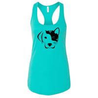 "Team Paws" Women's Racerback Tank Top – The Perfect Active Top for Dog and Cat Lovers