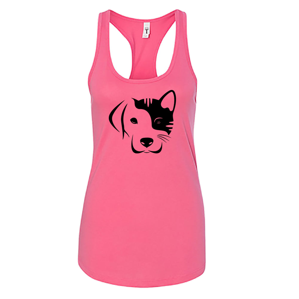 "Team Paws" Women's Racerback Tank Top – The Perfect Active Top for Dog and Cat Lovers