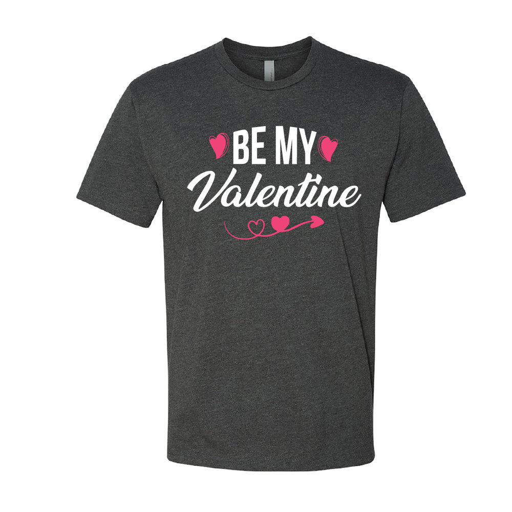 Men’s Be My Valentine T-Shirt – Classic Graphic Heart & Arrow Tee – Soft Cotton Holiday Shirt