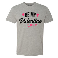 Men’s Be My Valentine T-Shirt – Classic Graphic Heart & Arrow Tee – Soft Cotton Holiday Shirt