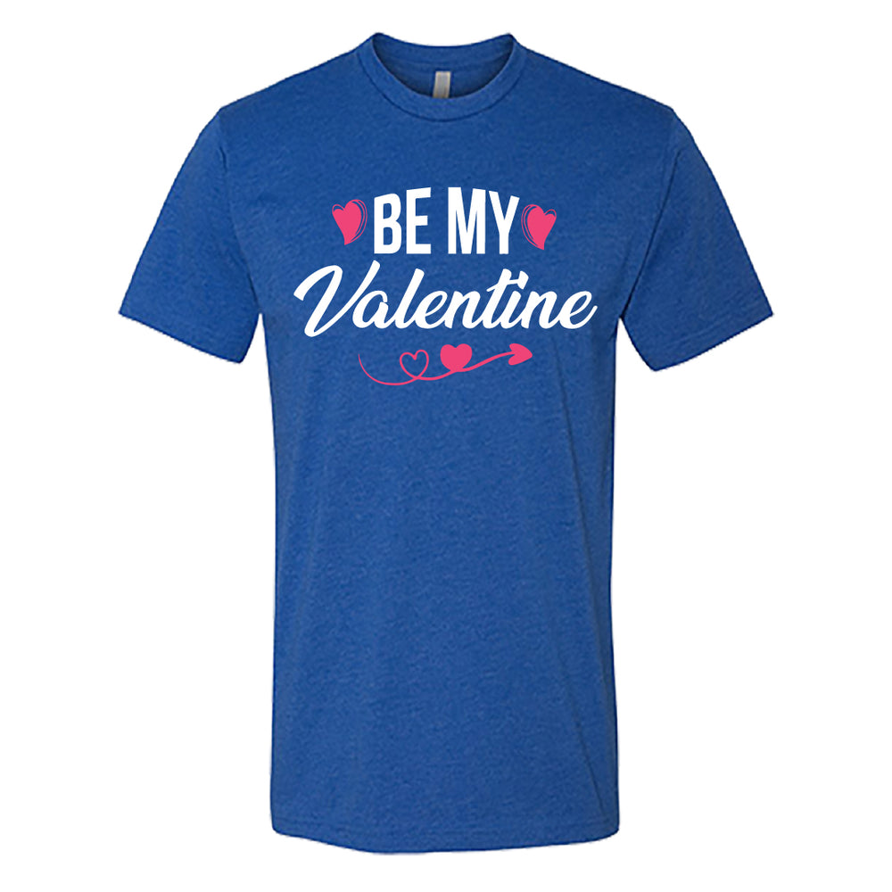 Men’s Be My Valentine T-Shirt – Classic Graphic Heart & Arrow Tee – Soft Cotton Holiday Shirt