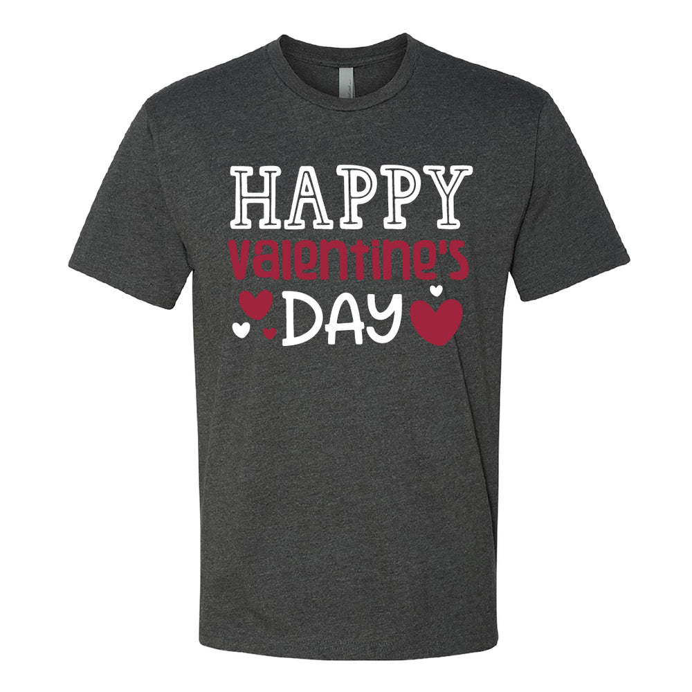 Men’s Happy Valentine’s Day T-Shirt – Classic Graphic Holiday Tee – Soft Cotton Men’s Valentine’s Gift Shirt