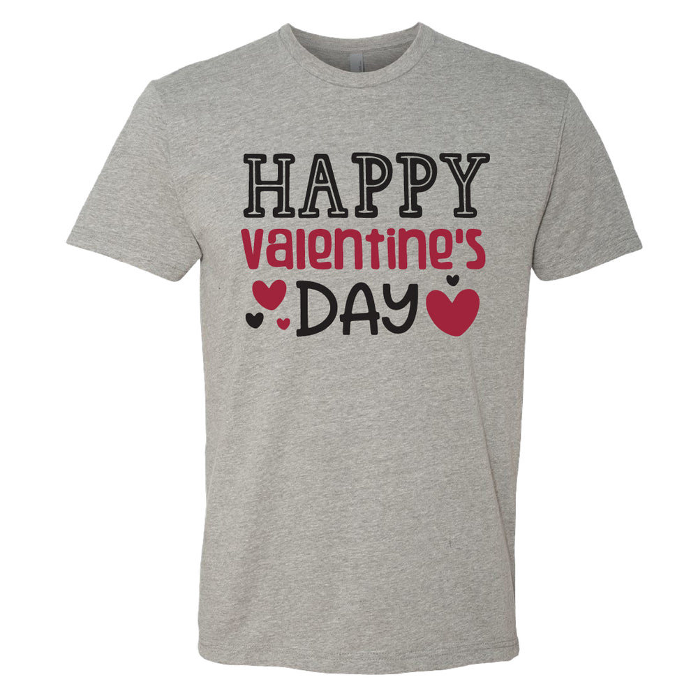 Men’s Happy Valentine’s Day T-Shirt – Classic Graphic Holiday Tee – Soft Cotton Men’s Valentine’s Gift Shirt