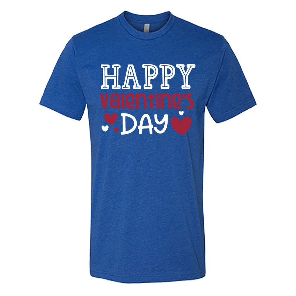 Men’s Happy Valentine’s Day T-Shirt – Classic Graphic Holiday Tee – Soft Cotton Men’s Valentine’s Gift Shirt
